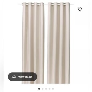 IKEA Beige Curtains - NEW